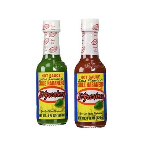 El Yucateco Habanero Sauce Green & Red Twin Pack 4 oz