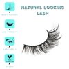 APCYUST Mink Lashes Wispy Eyelashes Natural Fake Lash Pack Fluffy Lashes False Short Strips Eyelash 3D Cat Eye Pestañas Cluster Set that Looks Like Extensions for Daily Makeup (Hybrid+Wispy Lash)
