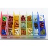 7 Days Pill Holder Organizer Tablet Box Weekly Medication Case Daily AM Morning Noon PM Night Container Compartments Detachable Dispenser (Mix of 2)