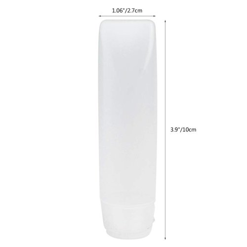 Nydotd 18 Pack Travel Size Plastic Squeeze Bottles for Liquids, 30ml/1Oz TSA Approved Travel Bottles Makeup Toiletry Cosmetic Containers Leak-Proof Travel Containers with Flip Caps Refillable