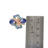 Yeshan Rhinestone and Crystal Metal Jaw Claw Hair Clip,Small Butterfly Design Barrettes for Women,pack of 6.