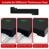 Tapping Block, Laminate Flooring Tools NAACOO - Tapping Block for Vinyl Plank Flooring, Universal Tapping Block with 3 Different Edges, Use for Flooring Installation. Lightweight Floor Tools