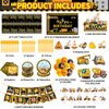 Construction Birthday Party Supplies, Dump Truck Party Decorations Include Happy Birthday Banner, Backdrop, Tableware Set, Tablecloth, Cake Toppers, Cupcake Toppers, Latex Balloons, Foil balloons