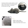 Ufurty Remote Control Mouse Cat Toy, Greatstar Wireless Electronic RC Mouse Rat Pet Toy Running Wheel Plush Rat Chasing Prank Toy for Cats Dogs Pets Kids Novelty Gift (Grey)