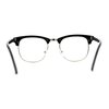 Iconic Brownline Half Rim Blue Light Blocking Computer Glasses Black Silver