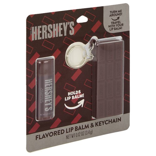 Taste Beauty Hershey’s Milk Chocolate–Flavored Lip Balm and Keychain Holder, 2-Piece Set