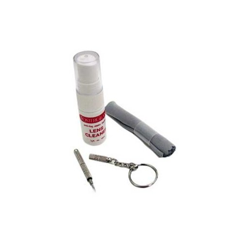Eyeglass Repair Kit with Cleaning Fluid, Microfiber Cloth, and a Key Chain Screwdriver