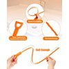 Oanie 6 Pack 25 Inch Drain Clog Remover Tool, Drain Hari Cleaner Tool, Hair Cather Shower Drain Tool, Drain Auger Hair Cleaning Tool for Shower Kitchen Sink Bath Tub Bathroom, Sink Snake Hair Remover