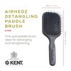 Kent AH9G Airhedz (Medium, Fine Pins) Paddle Detangler Hair Brush - Detangler Brush and Hair Brush for Thick Hair, Wet Brush and Detangle Brush, Hair Detangler for Thick Hair and Curly Hair Brush