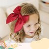 Hair Bows Set - 6 Inch Alligator Clips, Hair Accessories for Toddlers, Girls, and Kids