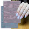 8 Sheets Letter Nail Stickers Gold Silver English Alphabet Nail Art Stickers 3D Self-Adhesive Alphabet Nail Design White Black Laser Personalized Letter for Women Girls DIY Nail Decoration