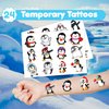 48 Penguin 24PCS Tattoos Sticker 24PCS Slap Bracelets Perfect for Themed Birthday Party Favors Baby Showers or Classroom Rewards Ideal Decor and Gifts for Girls and Boys