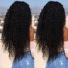 Skouty 24 Inch Kinkycurly Wig Human Hair 13x4 HD Lace Front Wigs 180 Density Glueless Wigs Human Hair Pre Plucked Brazilian Kinky Curly Wig Lace Frontal Wigs for Black Women Virgin Human Hair Wig