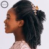 TELETIES - Medium Hair Clip - Strong Grip, Bendable Teeth, Comfortable Curved Design - Ideal for Medium-Thick Hair - For All Hair Textures - Blonde Tortoise