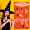 Haconba 6 Pieces Halloween Body Parts Fake Severed Hands Scary Broken Hands Prop for Prank Halloween Haunted House Escape Room Party Decorations, 6 Styles
