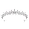 SWEETV Silver Tiara Crown for Women,Princess Tiaras for Girls,Crystal Retro Hair Accessories for Wedding Birthday Prom Pageant Quinceanera
