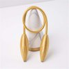 SWTOOL 2-Pack Curtain Holdbacks Curtains Tiebacks Home Decorative Window Drape Twist TieBacks Random Modelling Curtain Holdbacks (Gold)