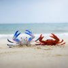 Gemini&Genius 2Pcs Crabs Marine Animal World Sea Animal Action Figure Ocean Model Toy Educational, Role Play, Cake Toppers, Swimming Toys, Bath Toys, Christmas Stocking Stuffers for Kids