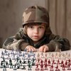 AMOR PRESENT 120PCS Army Toys Military Set, Army Men Soldier Playset Plastic Toy Soldiers Figures Military Action Figure for Adult Kids Boys Girls