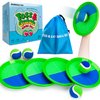 EVERICH Upgraded Toss and Catch Ball Game Set - Indoor and Outdoor Games for Kids 3-12, Beach Sand Pool Water Toy Includes 4 Paddles 4 Sticky Balls, Great Birthday Easter Gifts for Boys Girls