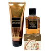 Bath & Body Works Men's Collection Mahogany Teakwood - Duo Gift Set - Body Cream and 3 in 1 Hair, Face & Body Wash With a Cabin Spice Soap.
