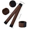 4 PCS Auburn Brown Hair Bun Maker Easy DIY Donut Bun Tool for French Twist Styles Perfect for Long Hair Men Women and Kids Frizz Free Lightweight and Portable