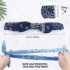 Cositina 8 Pack Bandana Headband Elastic Paisley Knot Hairbands Retro Print Rabbit Ear Bow Turban Headwrap for Women Girls