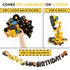 Construction Birthday Party Supplies Banner | Baby Boy Toddler Kids Birthday Truck Decorations - Huge 8-feet Long Under Construction Decor - The Perfect Decoration for your Party