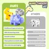 Toddlers Animal Alphabet Matching Toys with Flash Cards - Educational Double-Sided Alphabet Learning Toys Uppercase Lowercase Letter Matching Game, Birthday Gift for Kids Boys Girls 3 4 5 Year Old