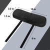 ZNCMRR 2 Pack Office Chair Armrest Pads Covers with Memory Foam Elbow Pillow for Forearm Pressure Relief, Black Arm Rest Covers for Office Chairs, Wheelchair, Comfy Gaming Chair(Black)