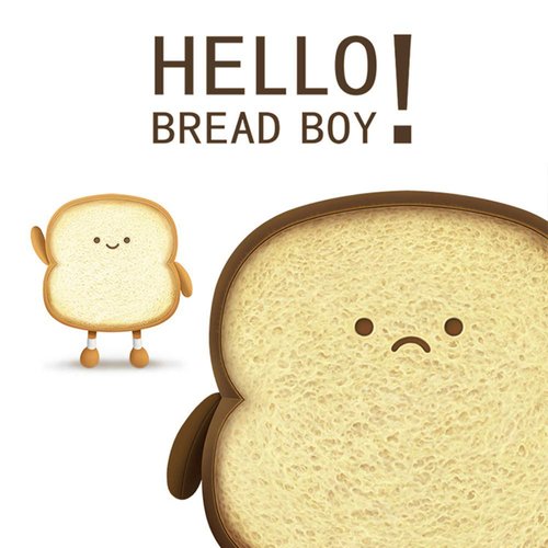 VHYHCY Toast Bread Pillow Funny Food Plush Toy Pillows Small Cute Stuffed Plush Toast Sofa Pillow (Toast ​​Bread, Brown)