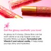 Winky Lux Glossy Boss Lip Gloss, Lip Gloss for Daily Lasting Shine, Makeup Infused With Natural Vanilla and Castor Seed Oil for an All-Day Moisture Booster, 0.14 Oz, Birthday Cake