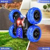 RC Stunt Cars, Remote Control Car 2.4Ghz Stunt Car with Double Sided 360-degree Flips Rotating Car Toy, Rechargeable 4WD Off Road RC Car Toys for Kids 3 4 5 6 7 8-12 Year Old Boys Girls Birthday Gift