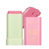 Multi-Use Makeup Blush Stick, Monochromatic Blush Beauty Wand for Cheek and Lip Tint with Long Lasting Hydrating Formula, Waterproof Silky Smooth Solid Moisturizer Stick (1# pink)
