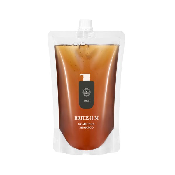 BRITISH M Kombucha Shampoo 750ml(25.36fl.oz) | Vegan Shampoo (Refill)