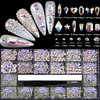 4880Pcs AB Nail Rhinestones Set, Round Beads Flatback Glass Gems Stones, Multi Shapes Rhinestones Nail Art 3D Crystals for Nail DIY Crafts Clothes Shoes Jewelry