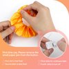 9 Pcs LED Light Hair Scrunchies Satin Elastic Bands Ties Ropes - 3 Colors Light Modes, Soft Cute Silk Scrunchy Hair Accessories for Women Girls Halloween Christmas Glow in The Dark Party Supplies
