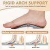 Arch Support Insoles for Women/Men, 3/4 Plantar Fasciitis Insoles High Arch Supports Shoe Insoles for Flat Feet, Over-Pronation, Foot Pain Relief, Orthotics Heel Cushion Inserts for Running Walking, S