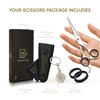 Miura Professional Hair Cutting Scissors for Women, Men and Hairdressers | 6.5” Stainless Steel Barber Shears for Hair Cutting (Scissors)