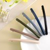 Joez Wonderful Hair Barrettes for Women, French No Slip Flat Clips, Claw Clasps for Thin Hair Styling Accessories - 6pcs