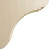 Ekena Millwork BKTW01X06X06OLRW Small Olympic Wood Wood Brackets,'1.75 Wx6 Dx6 H Inch' , Rubberwood