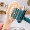 2Pcs 2-in-1 Hair Brush Cleaner & Remover Tool Brush Cleaning Tool Comb Cleaner Effective Hairbrush Cleaner Hair Brush Remover Rake for Man Woman Home Travel Salon Removing Hair Dust