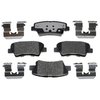Raybestos Premium Raybestos Element3 EHT™ Replacement Rear Brake Pad Set for Select Hyundai Accent/Elantra/Sonata/Veloster and Kia Cadenza/Forte/Optima/Rio/Soul Model Years (EHT1544H)