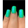 Polish Me Silly Slimey Glow - Neon Green Blue NEON Glow Pop Collection Multi Color Shifting: Mylar Oil Slick Indie Nail Polish