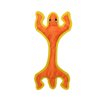 DURA FORCE - Durable Woven Fiber - Lizard Orange & Yellow- Squeakers - Multiple Layers. Made Durable, Strong & Tough. Interactive Play Dog Toy (Tug, Toss & Fetch). Machine Washable & Floats (Regular)