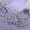 ULAPAN Bridal Headpiece Rhinestone Wedding Hair Comb Crystal Hair Accessories，Bridal Bridesmaid Flower Girls Headpieces for Women (silver)