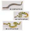Atralo Service Snake Figures Wild Life Jungle Animal Model Playsets 3 PCS Snakes Figurines Party Favors Toys for Boys Girls Kids Toddlers