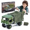 Military Truck STEM Building Toy Set for Boys Age 8-12 - Metal Army Toys Model Car Kits Set - Engineering STEM Kits or Kids 6-8, 8-10 Stem Projects Vehicles