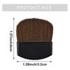 4 Pcs Black Mini Powder Blush Brush, Small Makeup Brush Facial Makeup Brush, Blush Brushes, Makeup Brushes and Tools