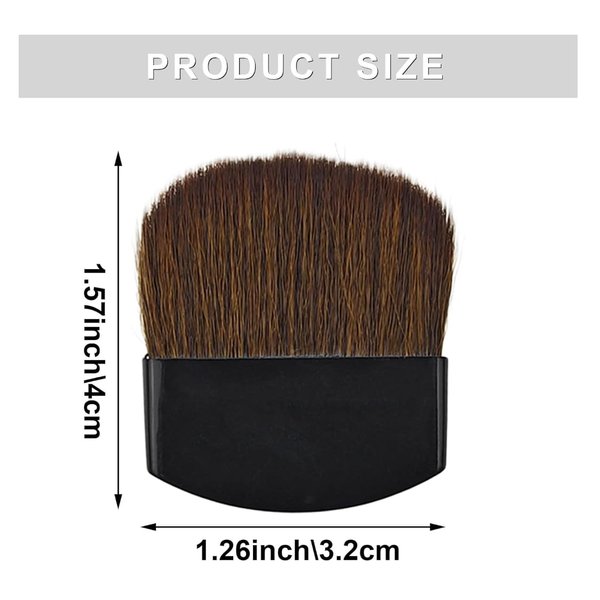 4 Pcs Black Mini Powder Blush Brush, Small Makeup Brush Facial Makeup Brush, Blush Brushes, Makeup Brushes and Tools